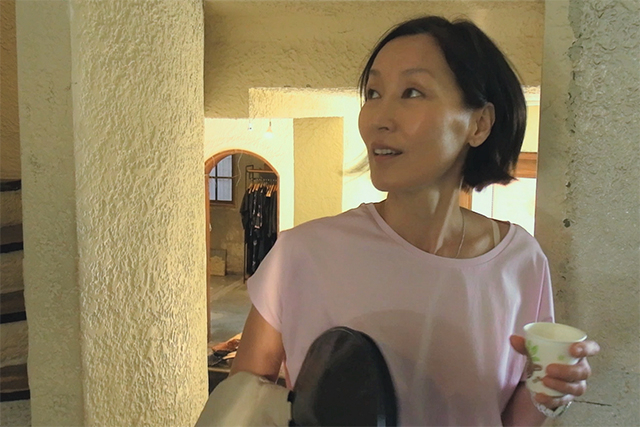 あなたの顔の前に