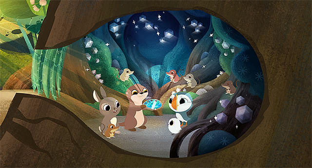 パフィンの小さな島