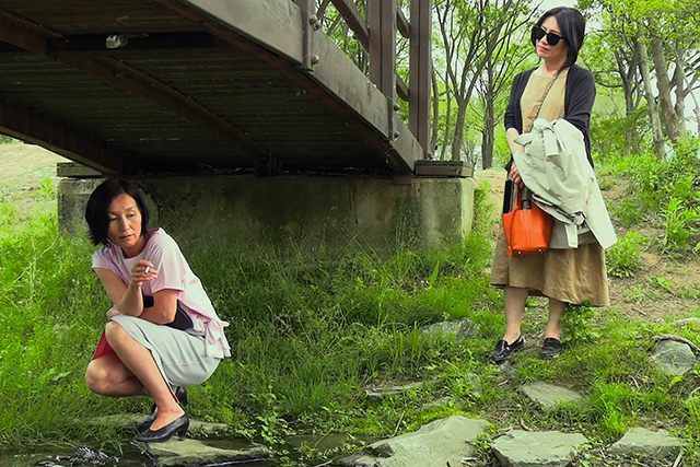 あなたの顔の前に