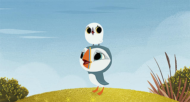 パフィンの小さな島