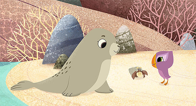 パフィンの小さな島