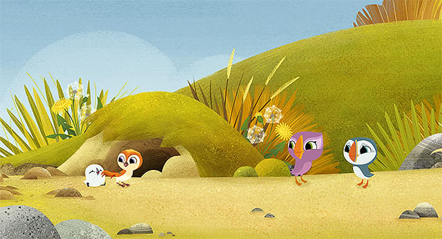 パフィンの小さな島